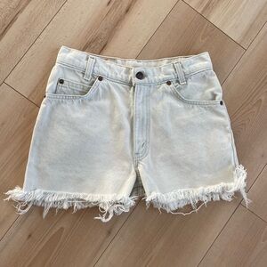 Levi’s 501 Orange Tab Cutoff Shorts